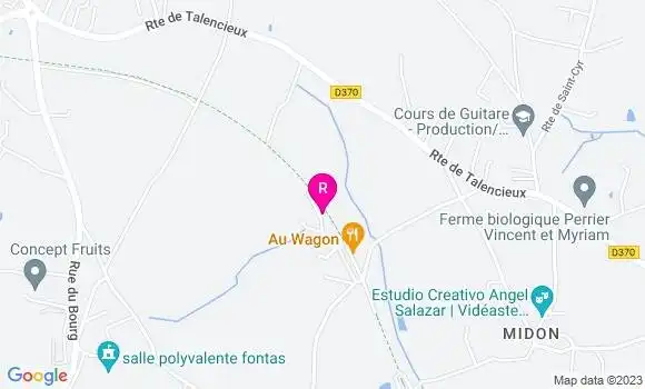 Localisation Restaurant  Au Wagon
