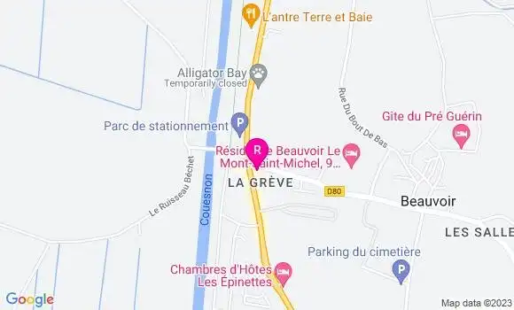Localisation Restaurant  La Fermette