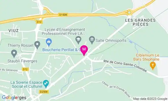 Localisation Restaurant  L