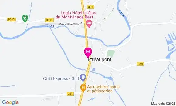 Localisation Restaurant  Café du Centre