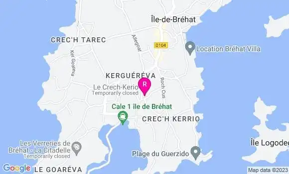 Localisation Restaurant  Le Crech Kerio