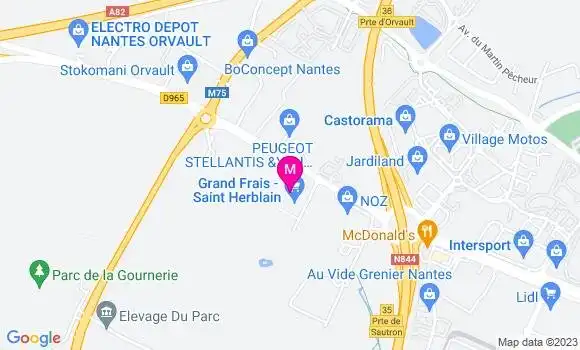 Localisation Restaurant  Le Pavillon