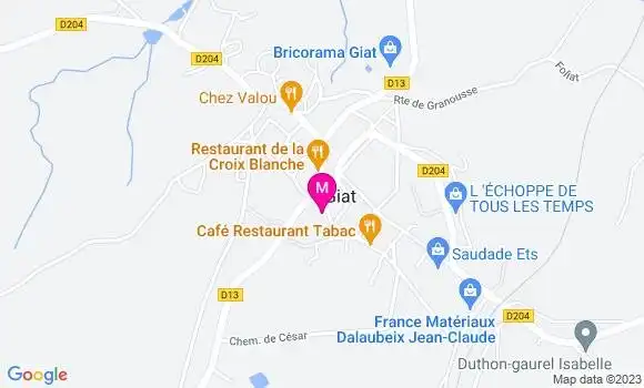 Localisation Restaurant  Le Sygalou