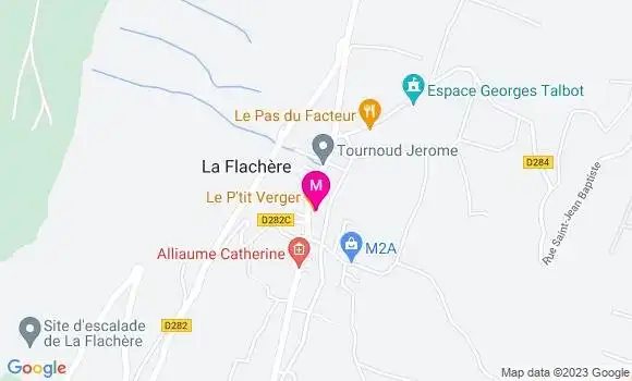 Localisation Restaurant  Le P