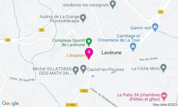 Localisation Restaurant  L