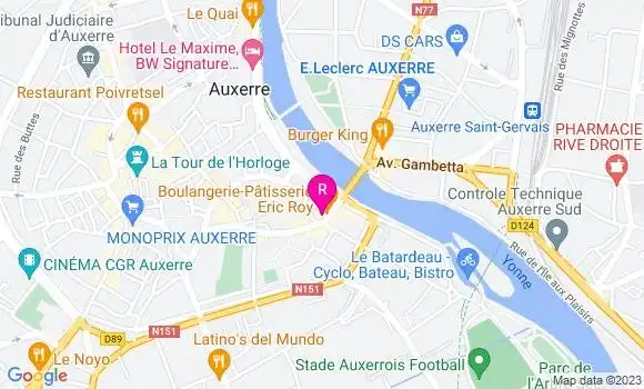 Localisation Restaurant Bar Au 87