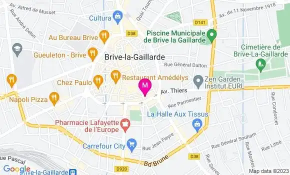 Localisation Café Post