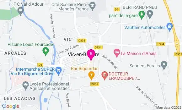 Localisation Pizzeria Pizz