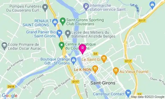 Localisation Restaurant  Café Faur