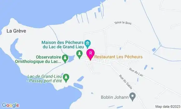 Localisation Restaurant les Pêcheurs