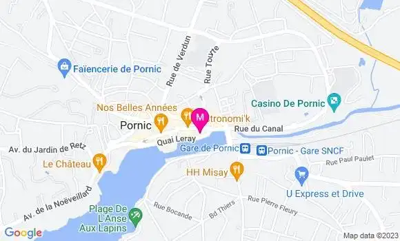 Localisation Restaurant  Le Poisson Rouge