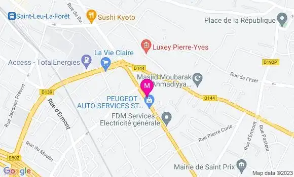 Localisation Restaurant  Le Palmier