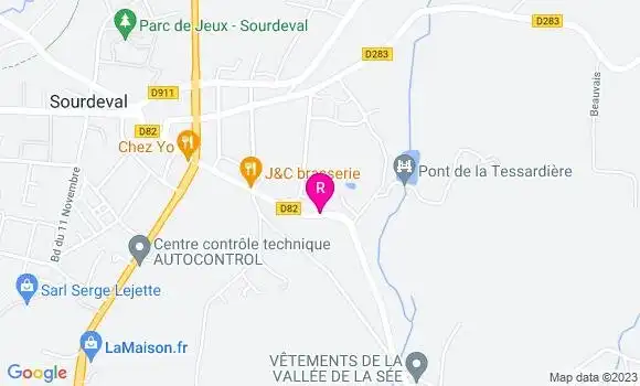 Localisation Restaurant  Les Voyageurs