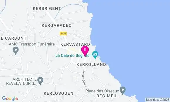 Localisation Crêperie Ty Krampouz Nod