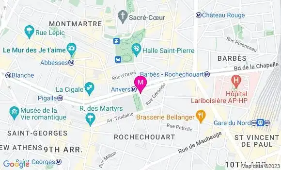 Localisation Restaurant  Les Oiseaux
