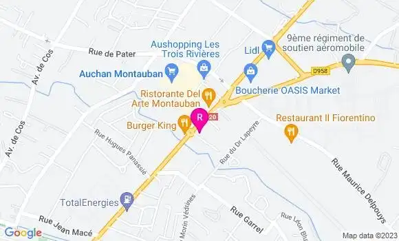 Localisation Restaurant  Maestria