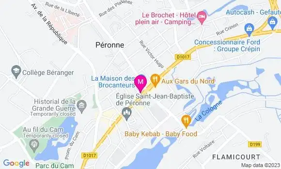 Localisation Crêperie Le Bon Coin