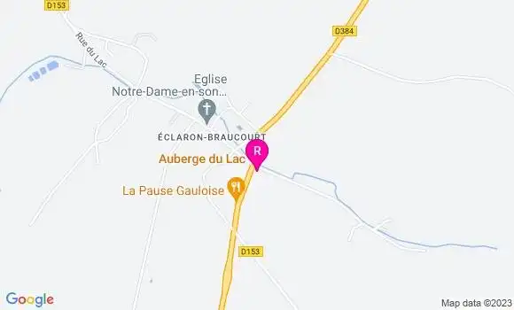 Localisation Auberge du Lac