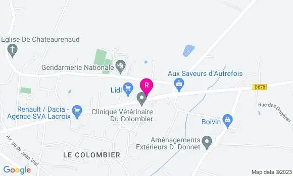Localisation Restaurant  Auberge du Jura