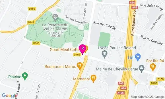 Localisation Restaurant  Good Meal Coffee