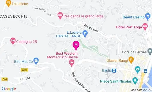 Localisation Restaurant  Le Select
