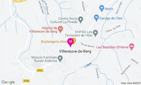 Localisation Restaurant  Le Café du Siécle