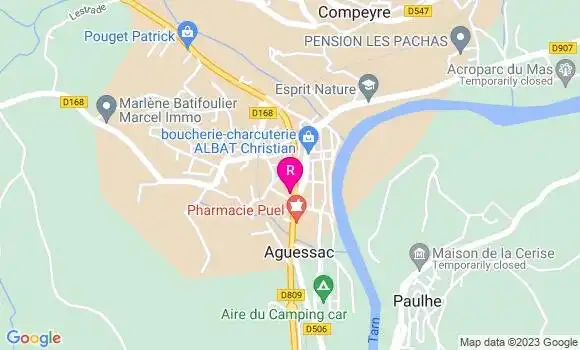 Localisation Restaurant  O Rond Point