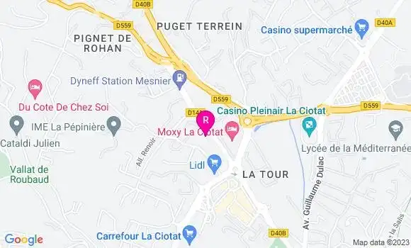 Localisation Restaurant  La Carta
