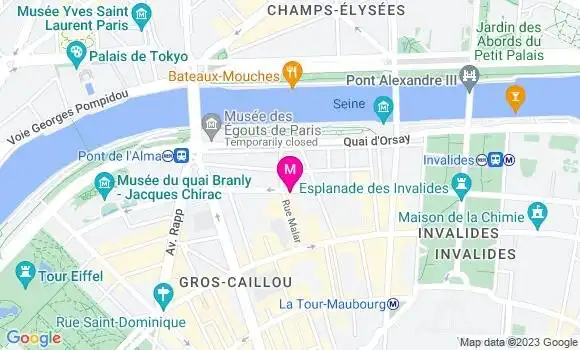 Localisation Restaurant  Les Vieilles Vignes