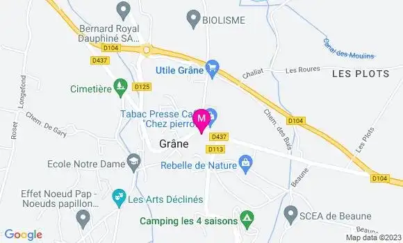 Localisation Restaurant  Le Crescen
