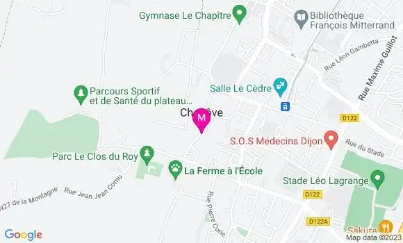 Localisation Auberge du Vieux Pressoir