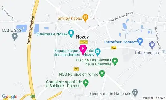 Localisation Pizzeria La Casa Bella