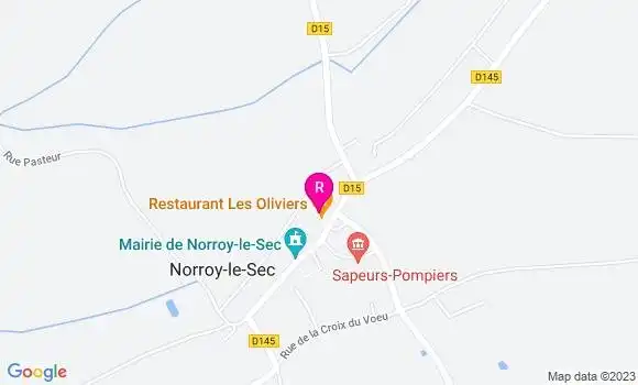 Localisation Pizzeria Les Oliviers