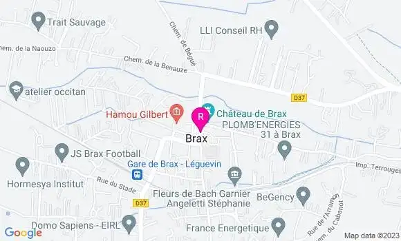 Localisation Restaurant Bar Le Braxéen
