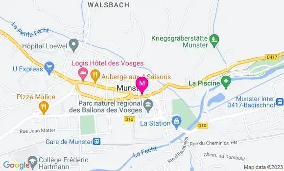Localisation Restaurant  Au P