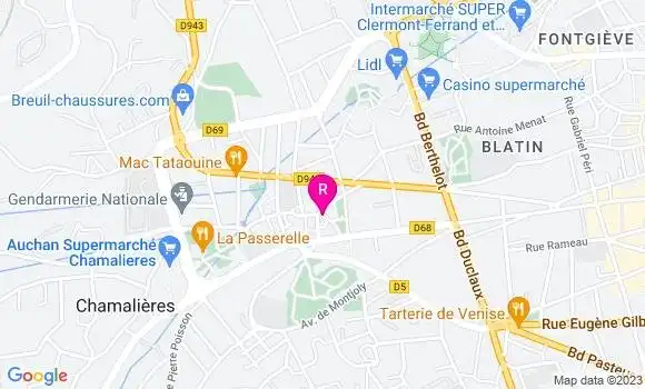 Localisation Restaurant Bar L
