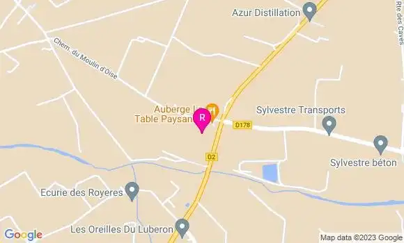 Localisation Restaurant  La Grange Gourmande