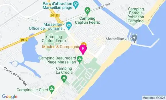 Localisation Restaurant  Le Storm