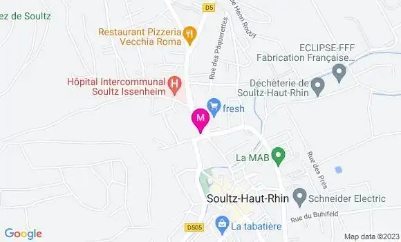 Localisation Restaurant Alsacien Sür und Siess