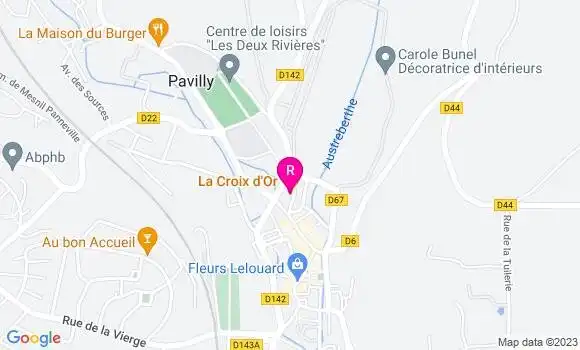 Localisation Restaurant  La Croix d