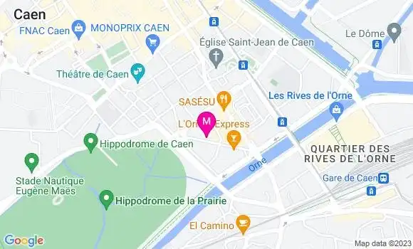 Localisation Restaurant  Le Chef et Sa Femme