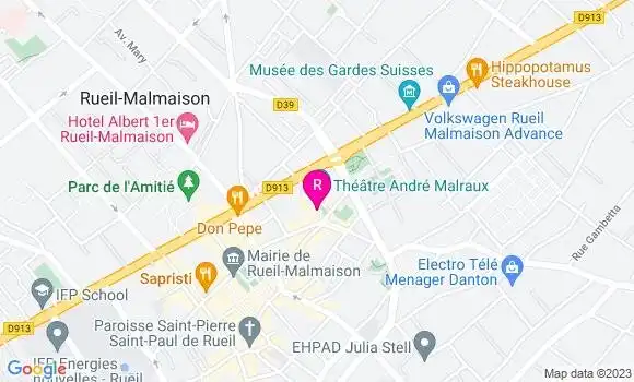 Localisation Brasserie des Arts