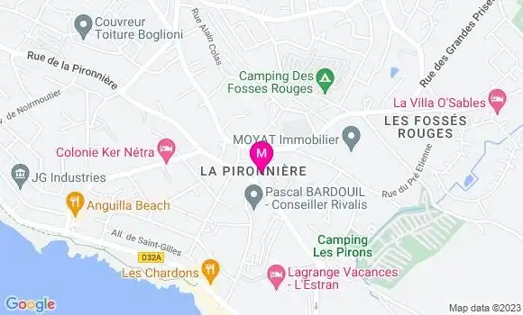 Localisation Pizzeria L