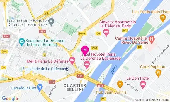 Localisation Restaurant Chinois La Défense Première