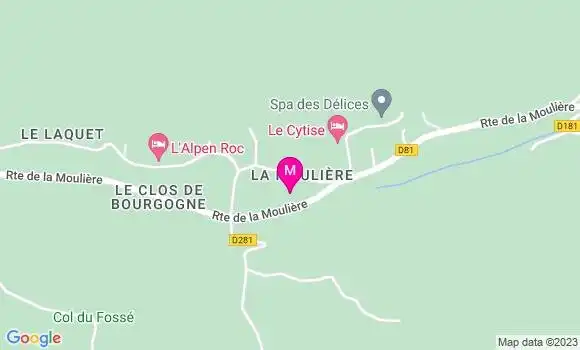 Localisation Restaurant  La Bergerie