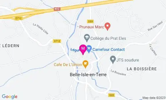 Localisation Crêperie Ty Ar C Hrampouz