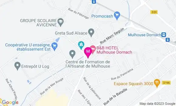 Localisation Cafétéria Les Castors