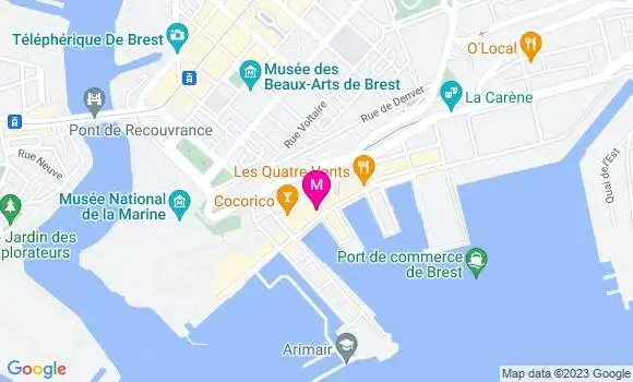 Localisation Restaurant  Le Crabe Marteau