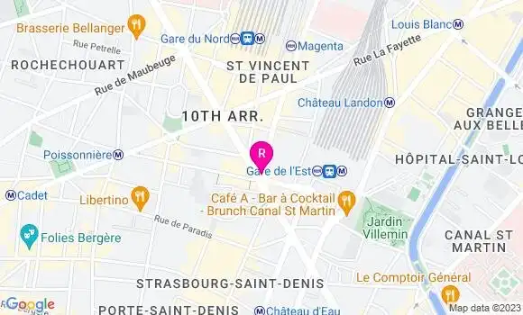 Localisation Restaurant  Café Royal