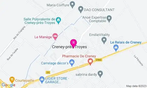 Localisation Restaurant  Céladon Côté